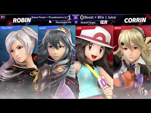 Recharged #4 - Wawa Peach + Thunderstorm vs Beast + Juice - Grand Finals - SSBU