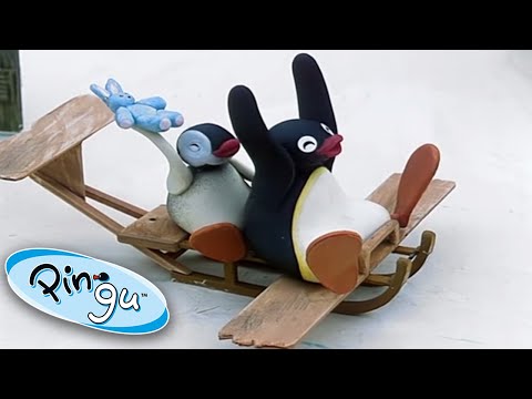 Pingu & Pinga Play On An Aeroplane! @Pingu | Cartoons For Kids - Kids (0-4), Kingdom Kids Zone - Pingu - Official Channel