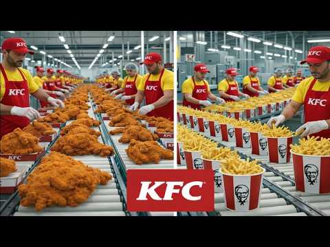 Inside the KFC Factory | How KFC Chicken Is Made Step by Step