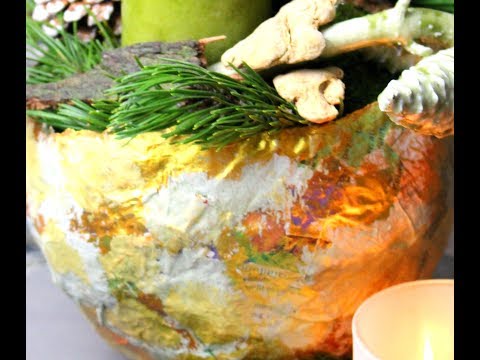 DIY-PAPPMASCHEE-SCHALE VON COOKINGFLOWER