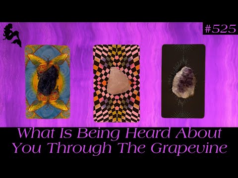 Juicy Tea☕️???? What Is Being Heard About You Through The Grapevine????????✨~ Pick a card Tarot Reading