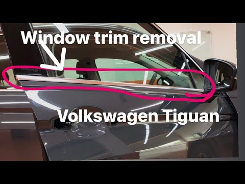Volkswagen Tiguan Window Trim Removal