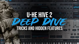 Video thumbnail for A Deeper Dive into u-he Hive 2 - Tricks, Hidden Parameters, Easter Eggs & More by Dash Glitch