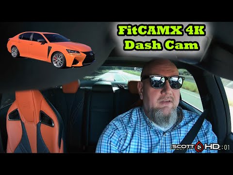 Lexus GS-F GS350 GS200t - FitCamX 4k Dash Cam Installation - OEM Installation & In car footage