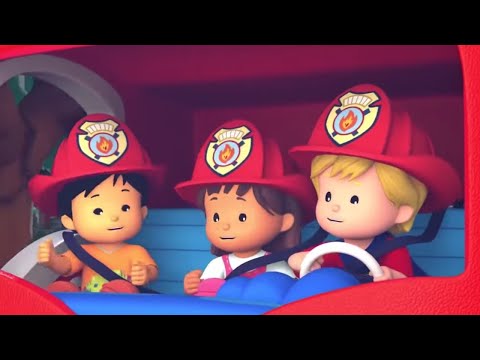Fire Truck Adventures! ⭐ Little People – Fisher Price ⭐ Compilation - Kids TV Series, Kingdom Kids Zone - Little People - Fisher Price