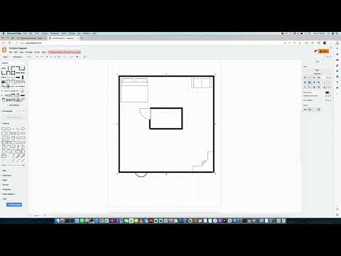 Use draw.io to draw any diagrams or floor plans.