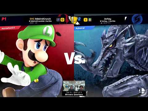 DHG|AdmiralCrunch (Ridley) vs Jorhey (Luigi) - Smash Knights Spring 2022 #9