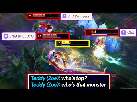 LITERAL 1v5 IN TOP TIER LCK LOBBIES