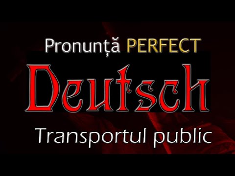 🇩🇪 🇷🇴 | Învață Să Pronunți PERFECT Germana | Curs COMPLET | Partea 12