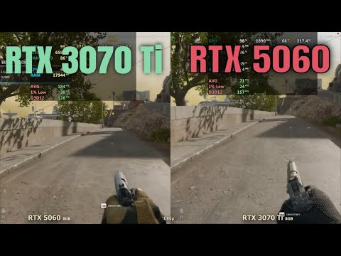 RTX 5060 vs RTX 3070 Ti