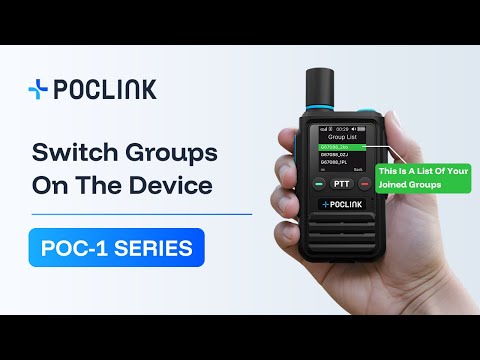 How to Switch Groups on the Device?