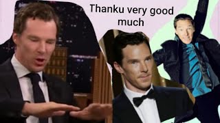 Benedict Cumberbatch being nervous for 1 minute and 48 seconds
