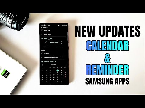 One UI 3.1 - New update for Samsung Calendar & Reminder apps with improved features !