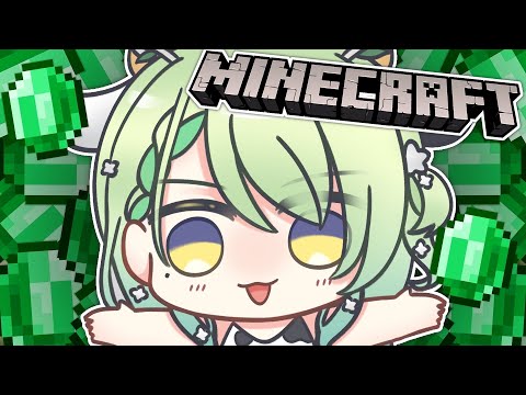 Ceres Fauna Ch. hololive-EN - 【MINECRAFT】 Building a Raid Farm to Gain Infinite Emeralds and Destroy the Economy (Part 1)