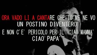 il Postino Renzo Rubino karaoke