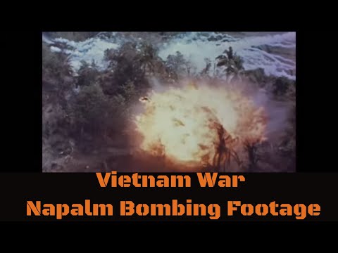 VIETNAM WAR  F-105 NAPALM BOMBING MISSIONS    RAW FOOTAGE  (SILENT) XD31101