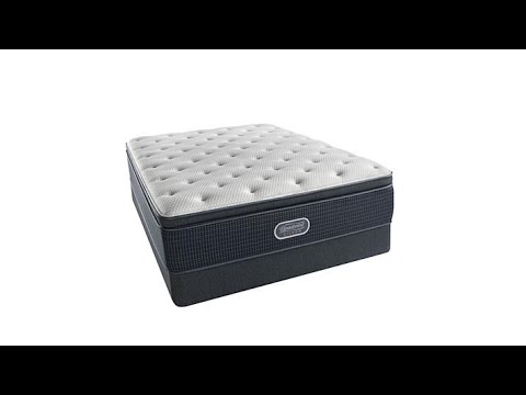 Simmons Beautyrest Silver Plush Pillowtop Mattress Set  ...