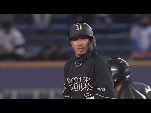 【2回表】バファローズ・安達 ライト前へ先制タイムリーヒットを放つ!! 2021/4/6 M-B