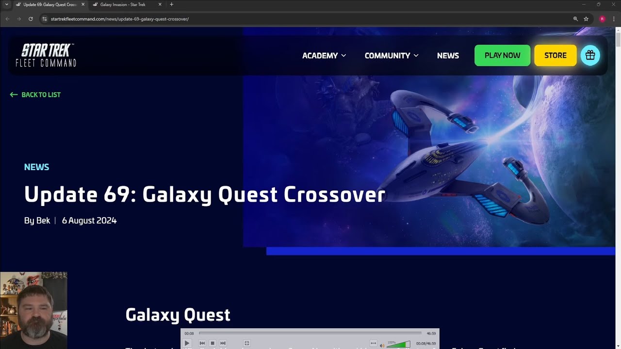 Update 69 - Galaxy Quest Crossover
