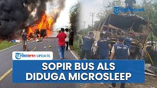 Sopir Diduga Microsleep, Polisi Tak Temukan Bekas Pengereman di Kecelakaan Bus ALS vs Truk BMM