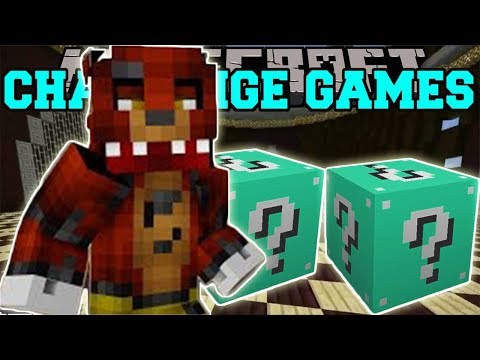 PopularMMOs Pat and Jen Minecraft PLUSHTRAP CHALLENGE GAMES - Lucky Block Mod - Modded Mini-Game