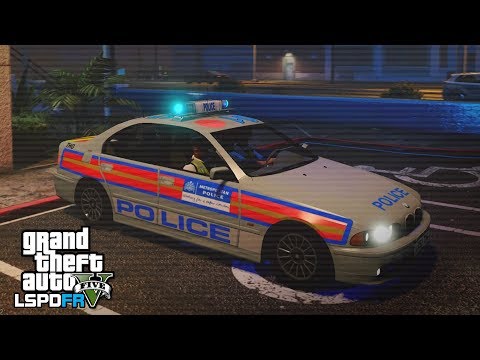 GTA 5 LSPDFR - THE BILL BMW E39 PATROL - The British way #103