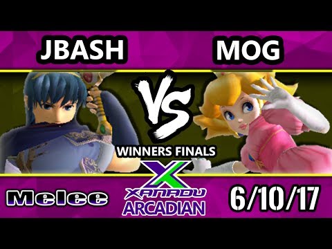 Melee - Mog (Peach) Vs. JBash (Marth) Spring Arcadian Winners Finals