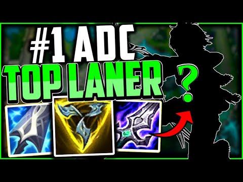 This ADC Is ACTUALLY a S+ CARRY TOP LANER🔥 (BETTER THAN VAYNE) - League of Legends