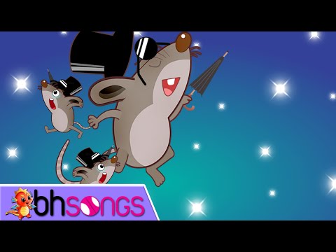 Three Blind Mice Lyrics | Nursery Rhymes Songs | Kids Songs [Ultra 4K Music Video]