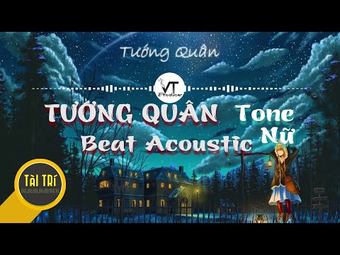 Karaoke Beat Chuẩn | TƯỚNG QUÂN - Acoutic - Tone Nữ  - Beat by Tàiz