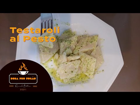 TESTAROLI AL PESTO