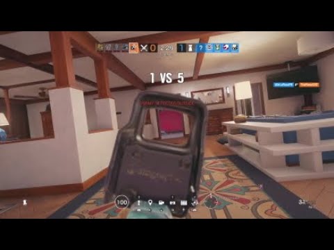 1v5 Clutch- Rainbow Six Siege | PS4