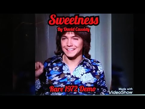 David Cassidy - Sweetness (1972 Unreleased  Recording)