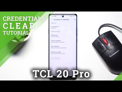 How to Reset Credentials in TCL 20 Pro – Delete All Licenses