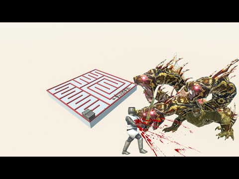 All Unit Escape From Snake Hydra - Last Survivor - Animal Revolt Battle Simulator