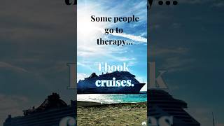 Some People Go to Therapy… I Book Cruises 🚢💆‍♀️ #cruiselife