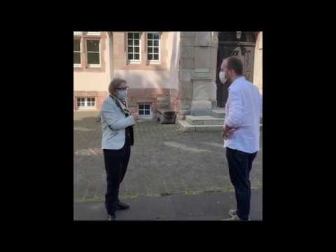 450 Jahre Schulstandort-Konrad-Duden-Schule Bad Hersfeld- Historische Begegnung mit dem Schulgebäude