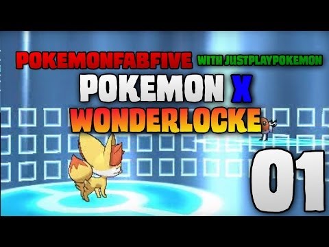 Pokemon X Wonderlocke Challenge Part 1 - First Three Wonder Trades, Huge Surprise!