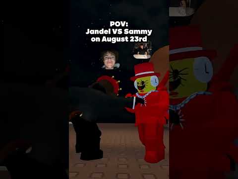 Pov: Jandel vs Sammy on August 23rd #roblox #shorts
