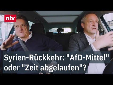 Syrien-Rückkehr: "AfD-Mittel" oder "Zeit abgelaufen"? - Blome fährt Augstein zu Wadephul | ntv