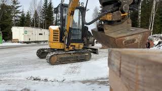 Caterpillar 302.7D CR gravemaskin m/ Engcon tiltrotator, Dala-Gripen DGS20 k mini excavator for sale - Image 4 | Machineryline HK Caterpillar 302.7D CR gravemaskin m/ Engcon tiltrotator, Dala-Gripen DGS20 k mini excavator | Image 4 - Machineryline