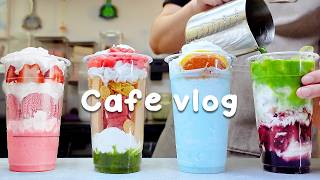 ☁️요즘 자꾸 생각나는 음료들…🤭카페브이로그/Cafe Vlog/ASMR/Tasty Coffee