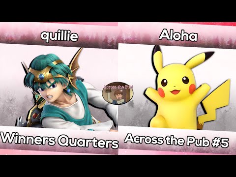 quillie (Hero) vs. Aloha (Pikachu) | Across the Pub #5 | Smash Ultimate WQF