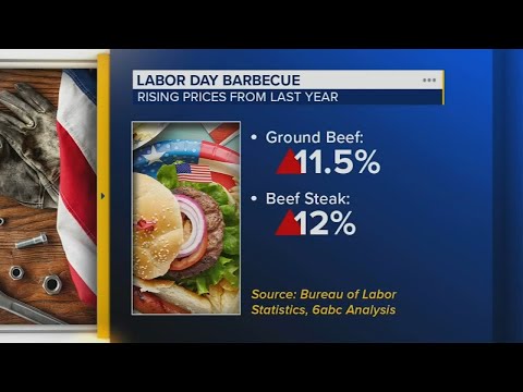Labor Day bbq food prices increase
