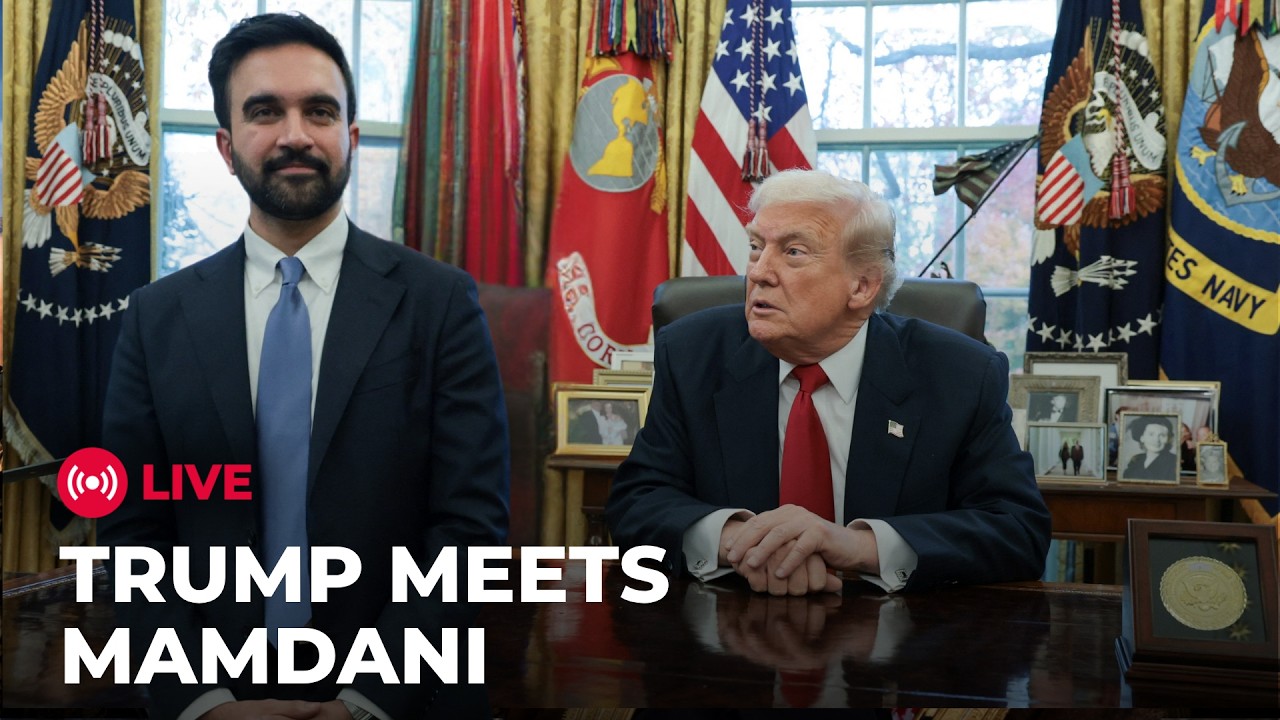 DONALD TRUMP LIVE: Trump Meets Zohran Mamdani Ahead of UNGA | US Politics | TRUMP | MAMDANI