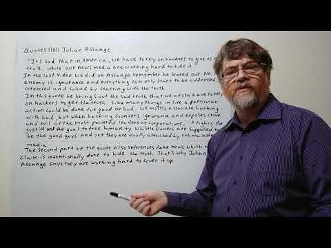 English Tutor Nick P Quotes (181) Julian Assange - It's Sad That in America We Have to Rely on ...