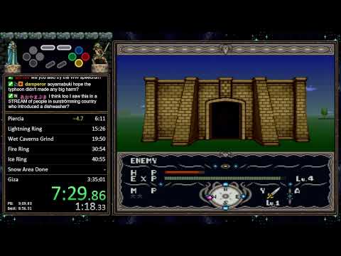 Super Drakkhen (Dragon View) 100% Speedrun - 3:11:40