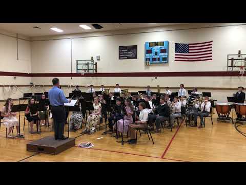 (5/24/2022) Message on the Rock, Robert Sheldon - 8th Grade Band - North Cache MS