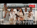 Davis Family Refresh - CAS With Me | The Sims 4 Livestream !hug