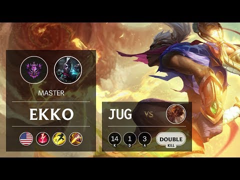 Ekko Jungle vs Taliyah - NA Master Patch 9.15